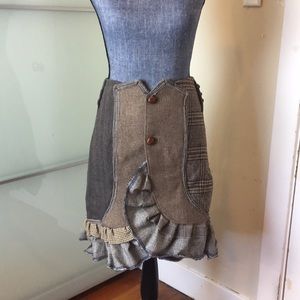 Handmade vintage SteakPunk Skirt